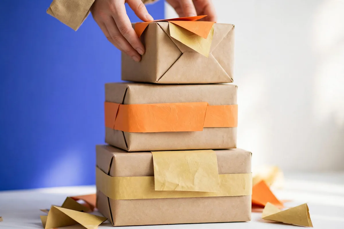 Stacked boxes